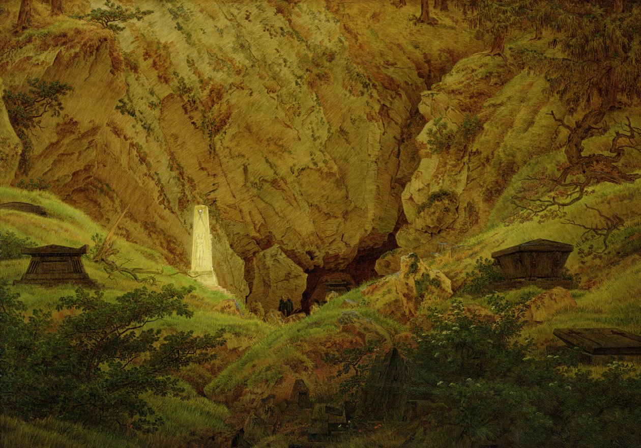 Graves of Ancient Heroes, 1812 by Caspar David Friedrich