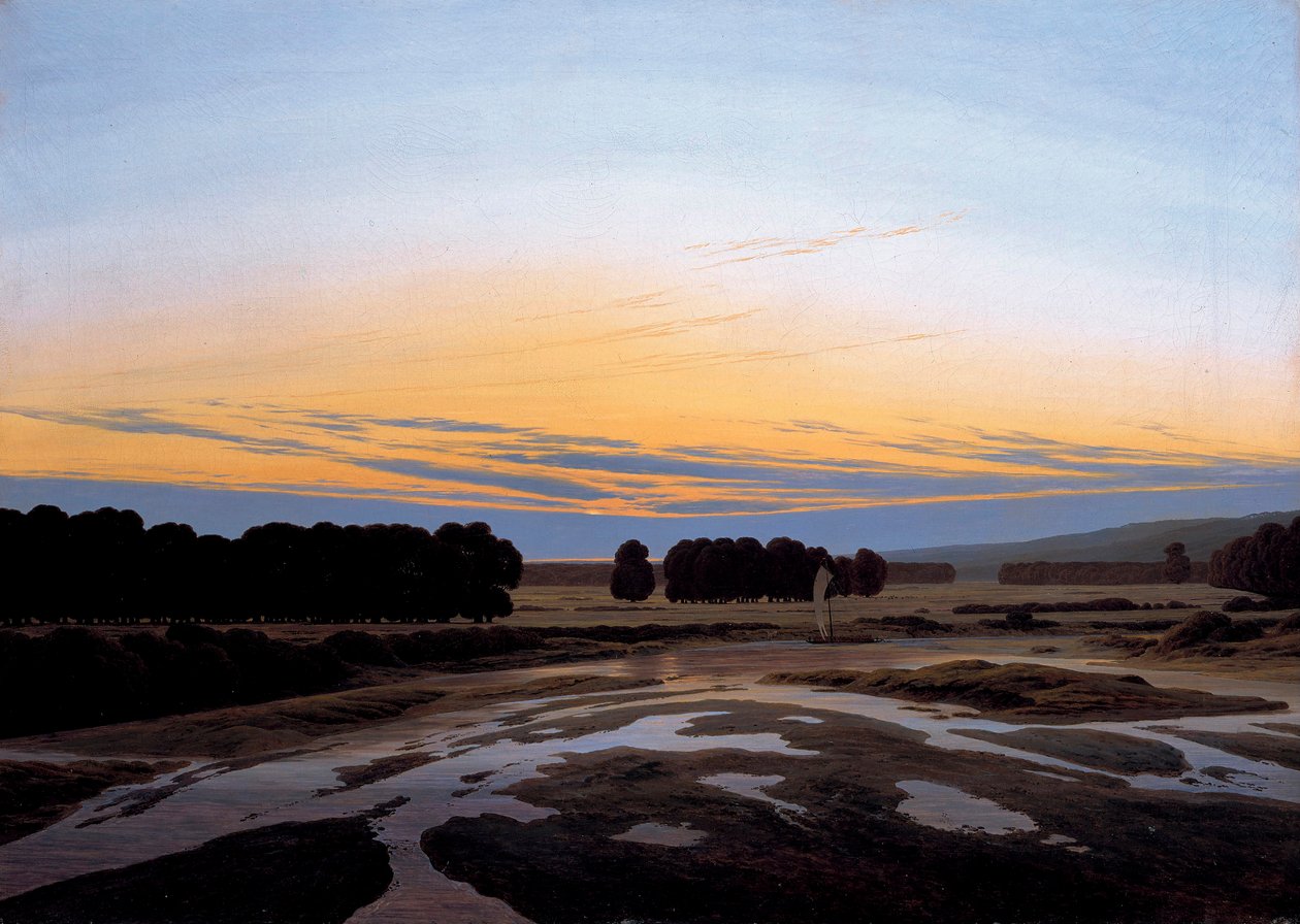 The Grosse Gehege near Dresden. Painting by Caspar David Friedrich, 1832 by Caspar David Friedrich