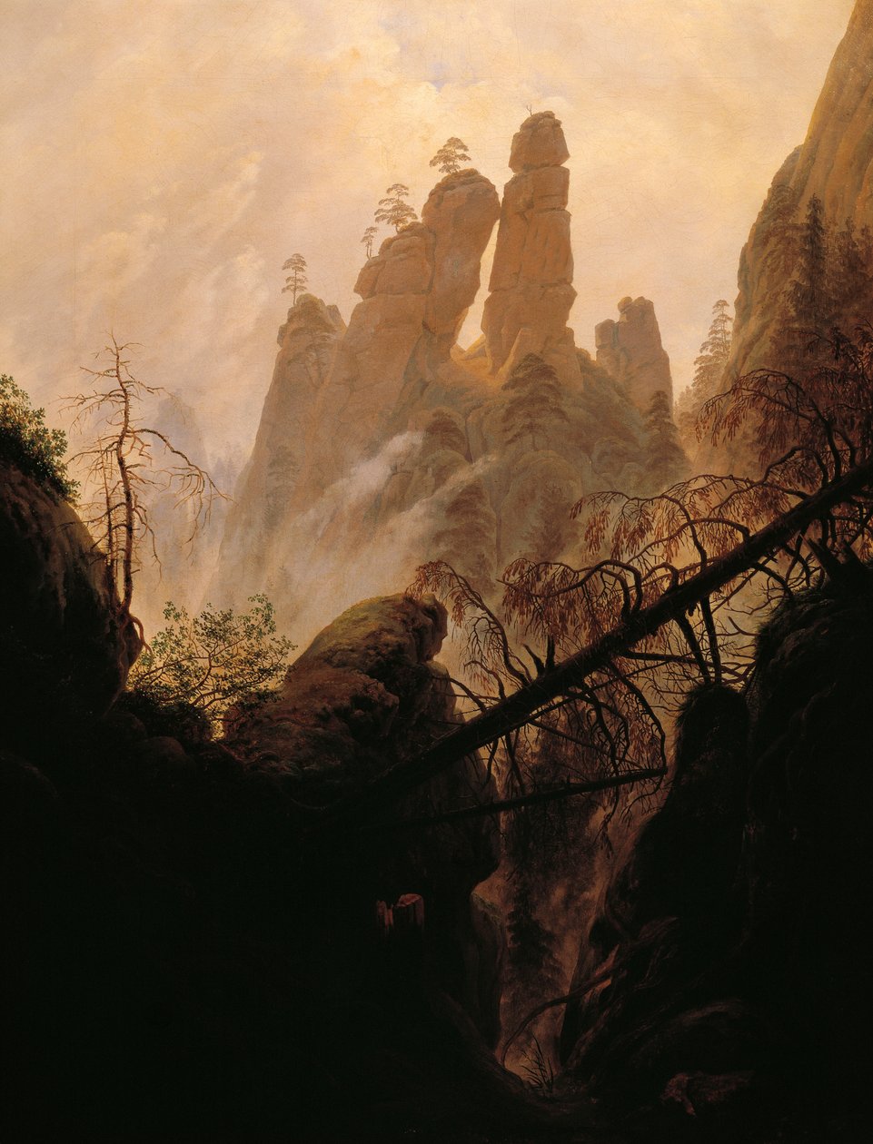 Rocky Ravine by Caspar David Friedrich