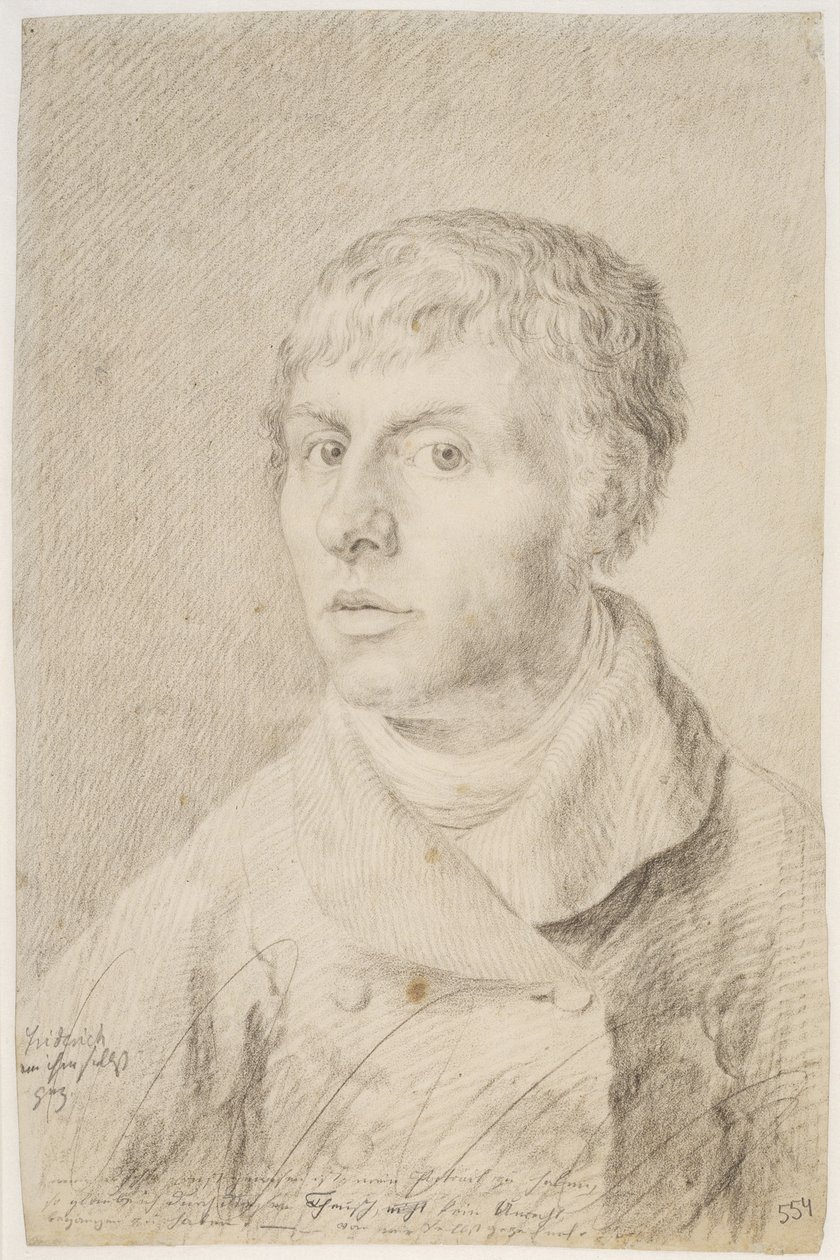 Self-Portrait by Caspar David Friedrich