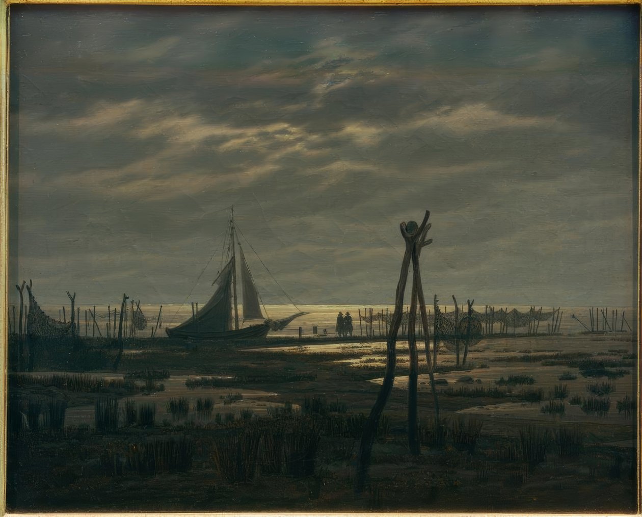 Swampy Beach by Caspar David Friedrich