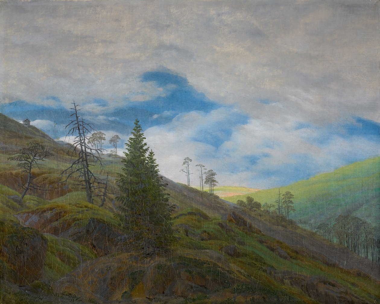 Sunburst in the Giant Mountains by Caspar David Friedrich