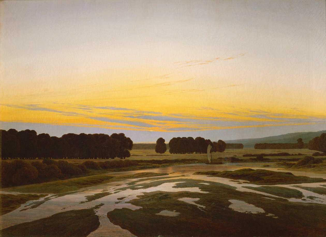 The Big Preserve Near Dresden by Caspar David Friedrich