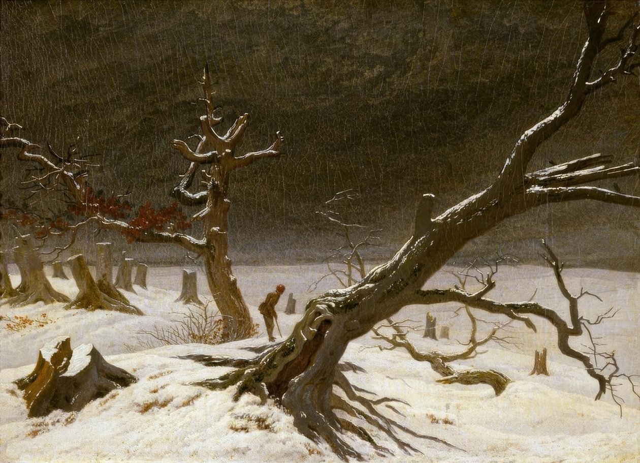 Winter Landscape by Caspar David Friedrich