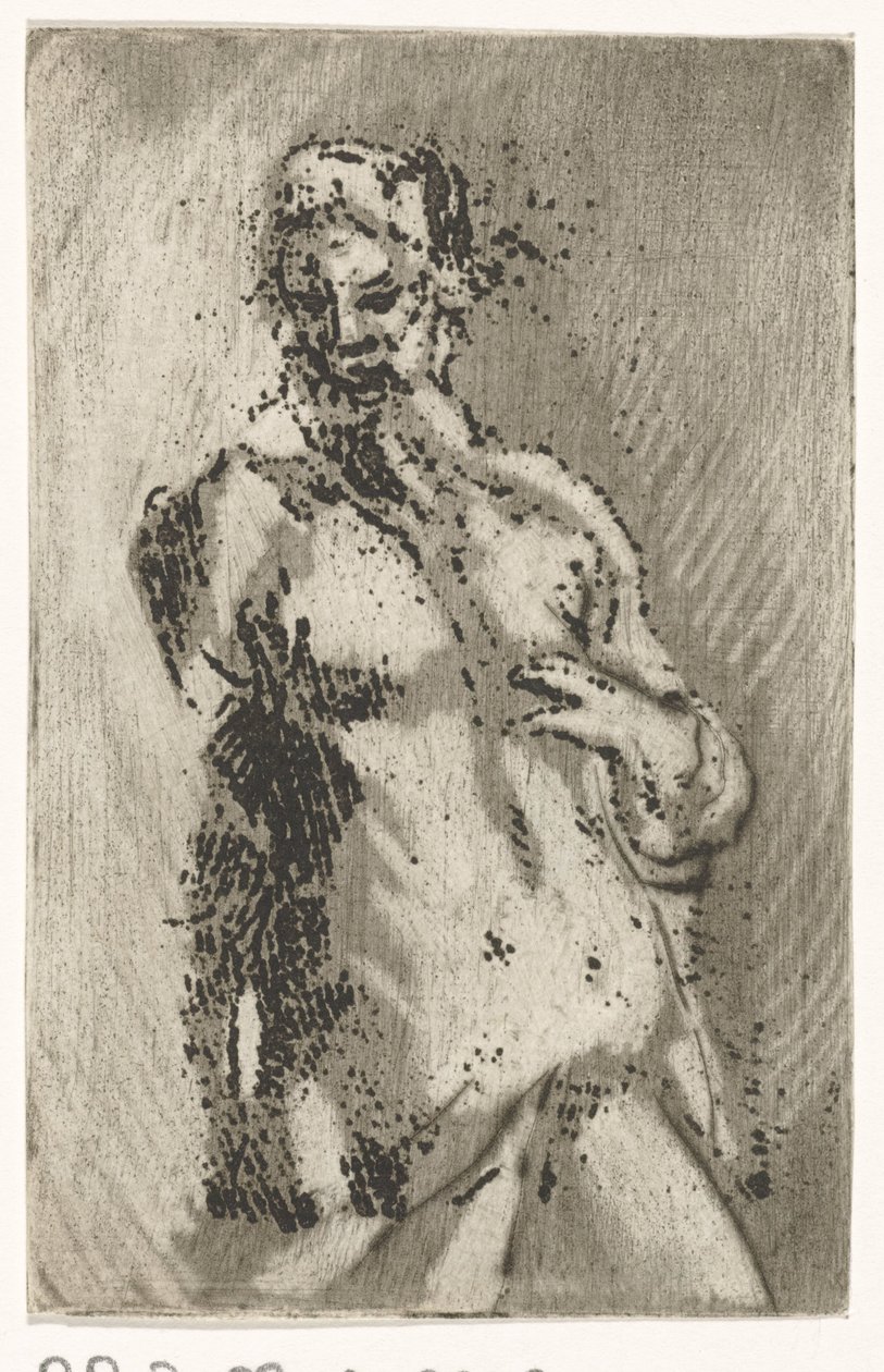 Torso of a Naked Man by Caspar Jacobsz. Philips