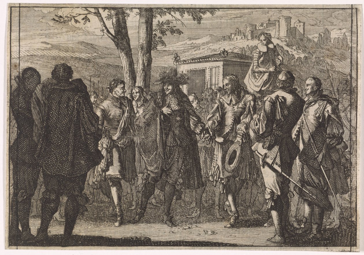 King Charles I of England Captured by English Soldiers, 1647 by Caspar Luyken (attributed to)