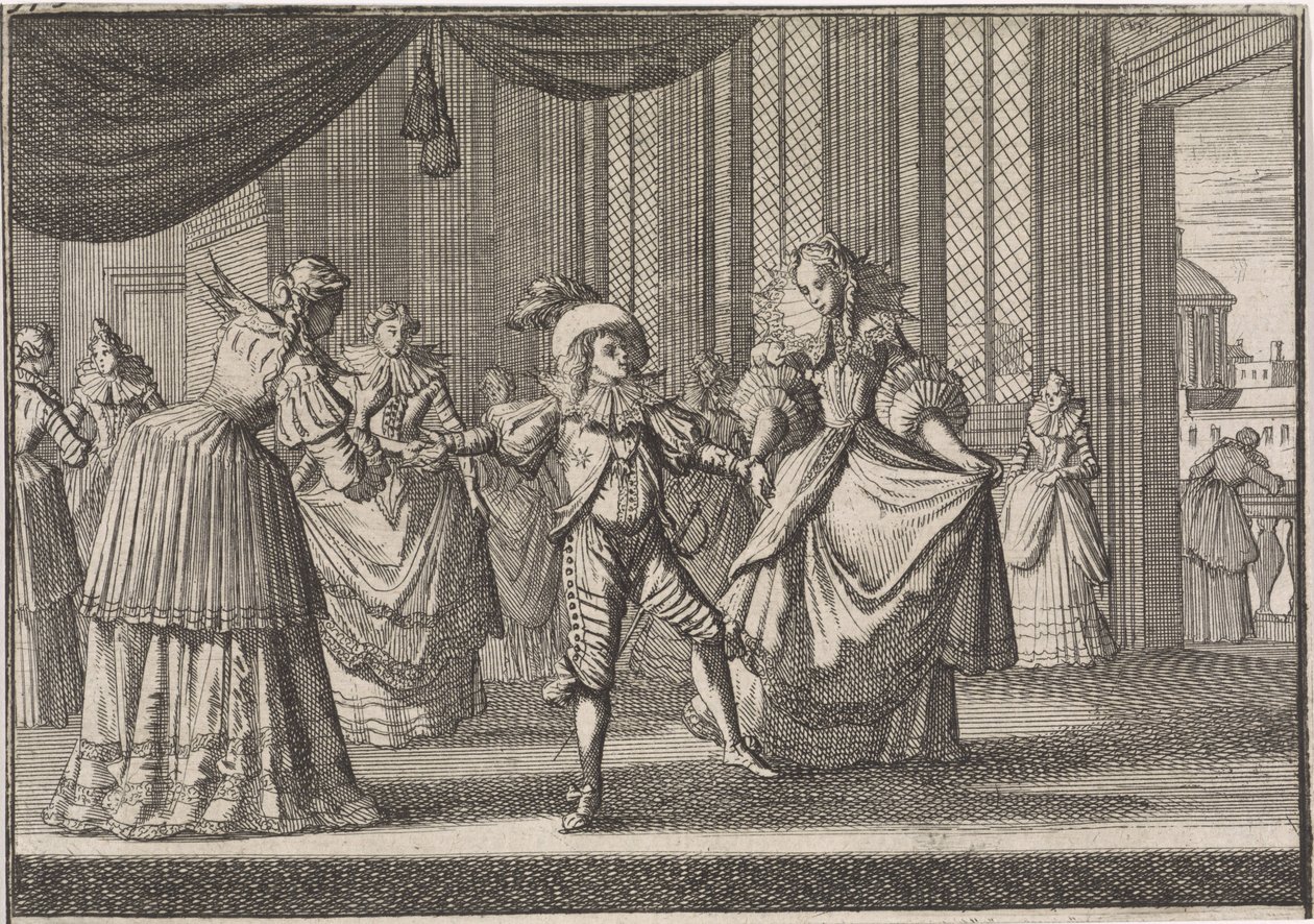 Education of Balthazar Charles, the Eldest Son of King Philip IV, 1642 by Caspar Luyken (attributed to)