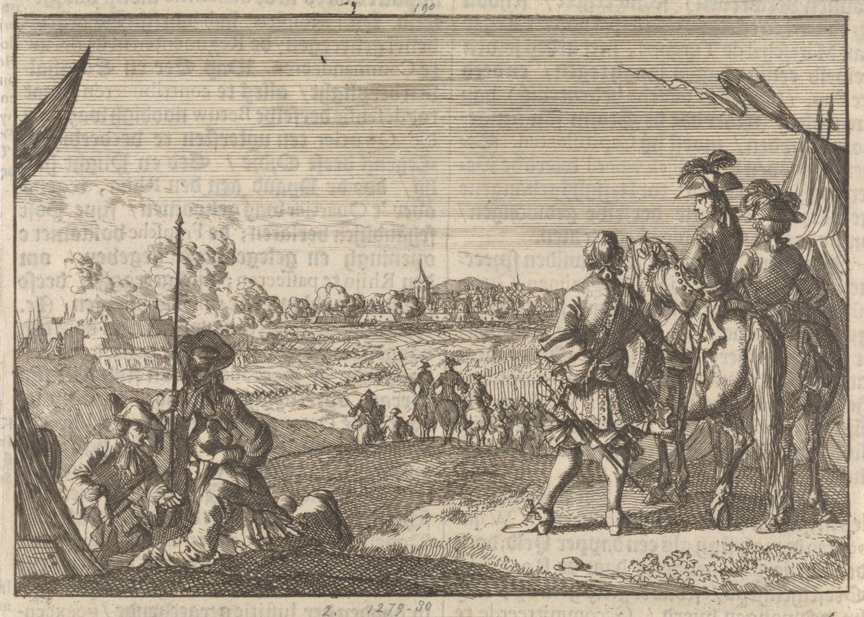 Capture of Nijmegen by the French, 1672 by Caspar Luyken