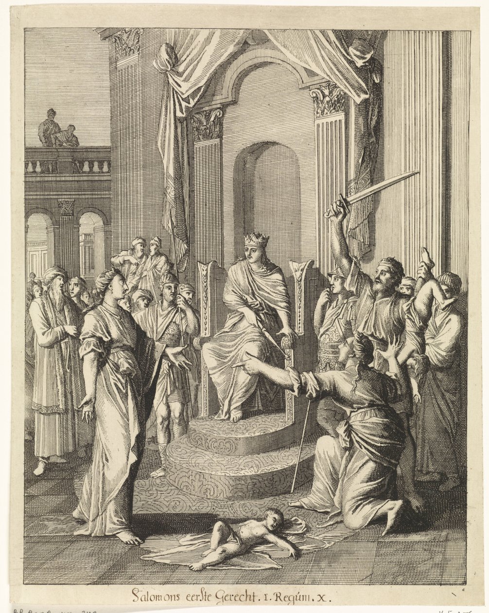 Judgment of Solomon by Caspar Luyken