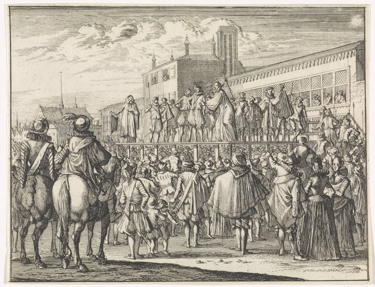 Public Speech by Master Godefroy Bousart in Arras by Caspar Luyken