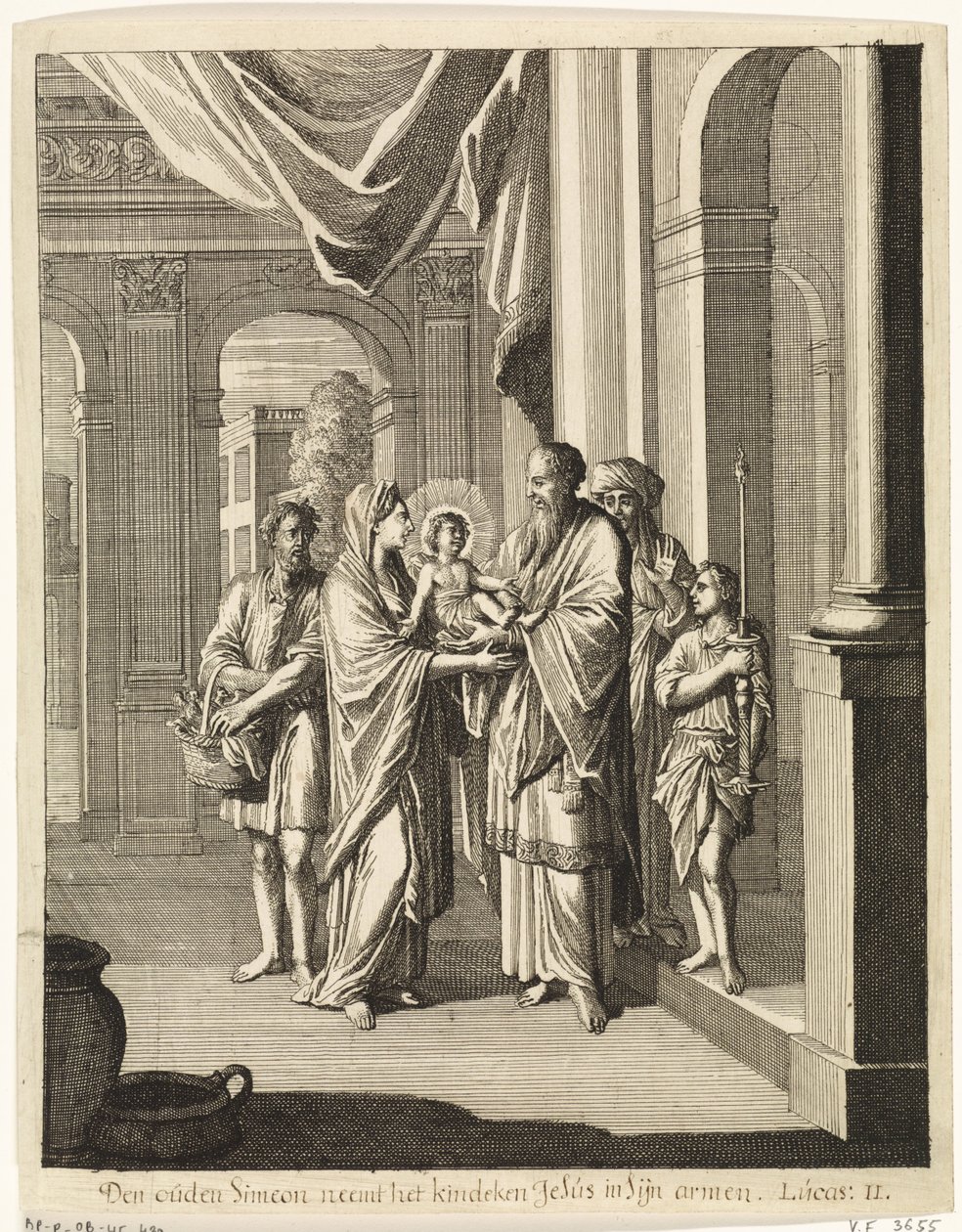 Simeon and the Christ Child by Caspar Luyken