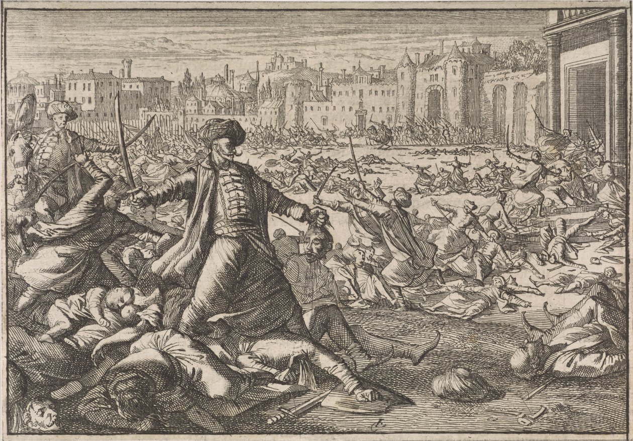 Conquest of Baghdad by the Turks, 1638 by Caspar Luyken