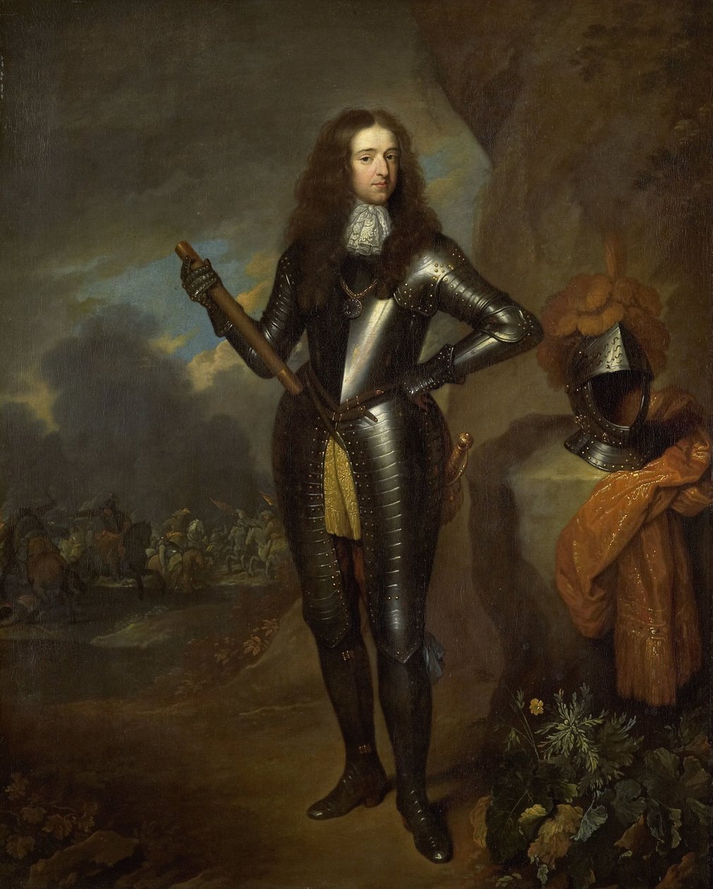 William III, Prince of Orange and King of England by Caspar Netscher (copy after)