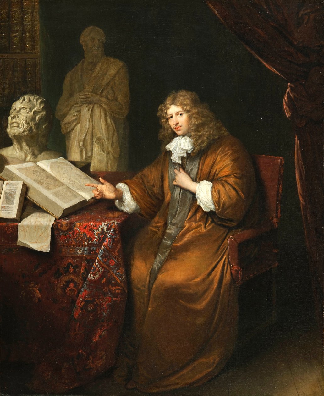 Portrait of the Collector Abraham van Lennep by Caspar Netscher