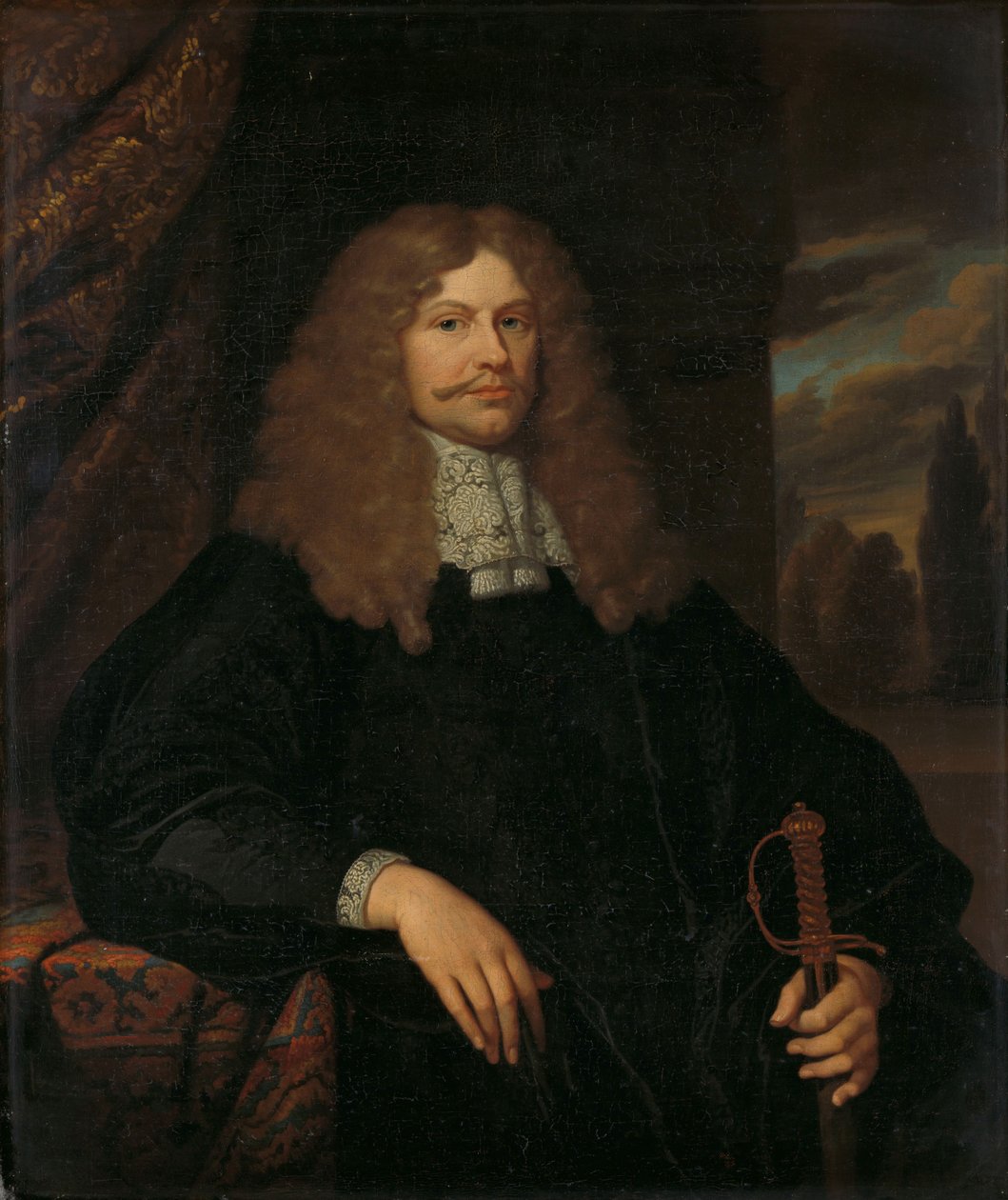 Portrait of Cornelis Backer by Caspar Netscher