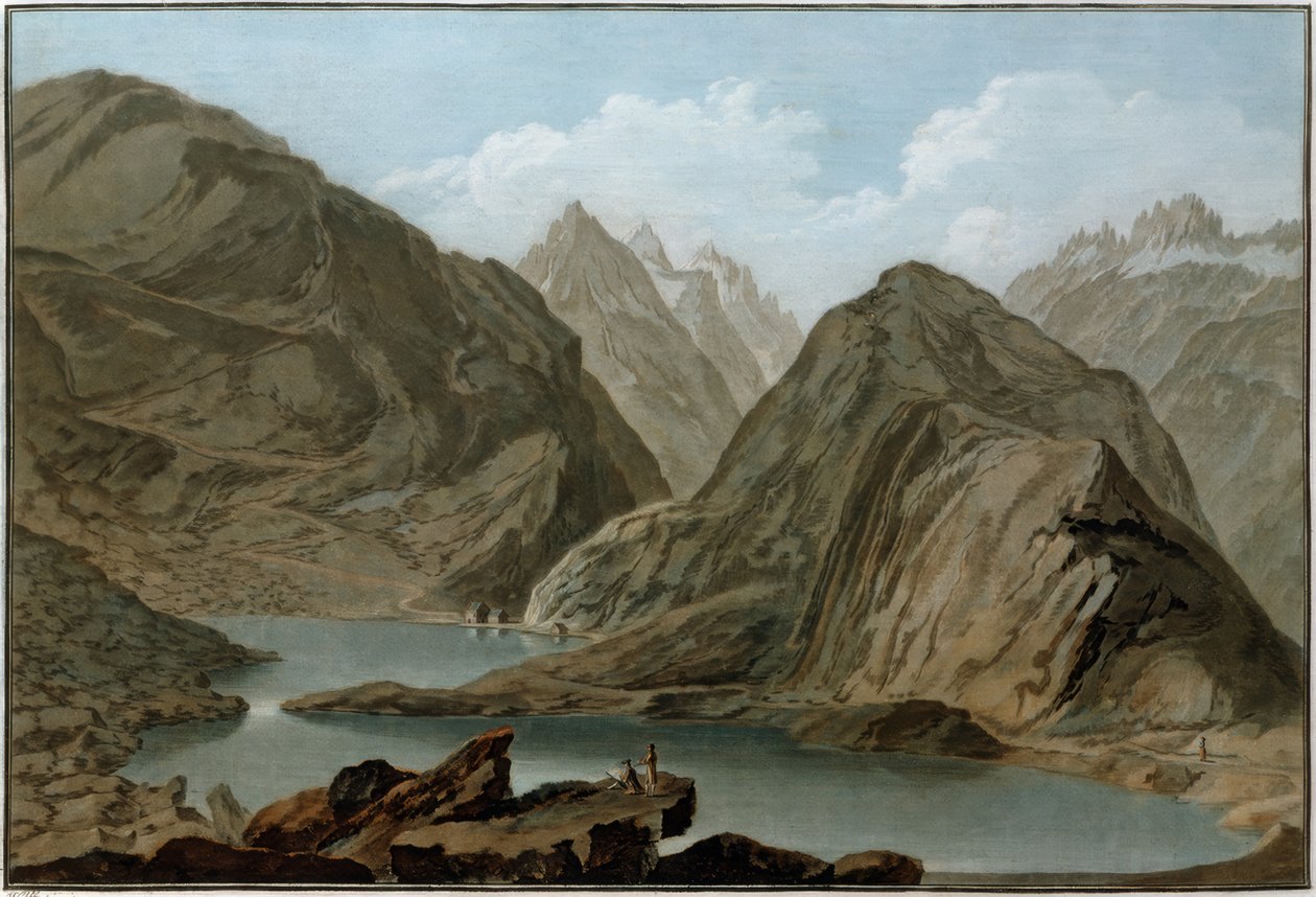 The Hospice on the Grimsel by Caspar Wolf