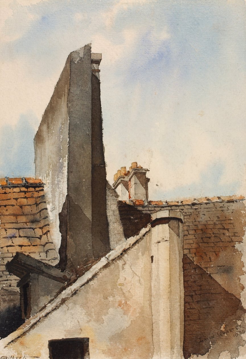 Latin Quarter, Paris by Cass Gilbert