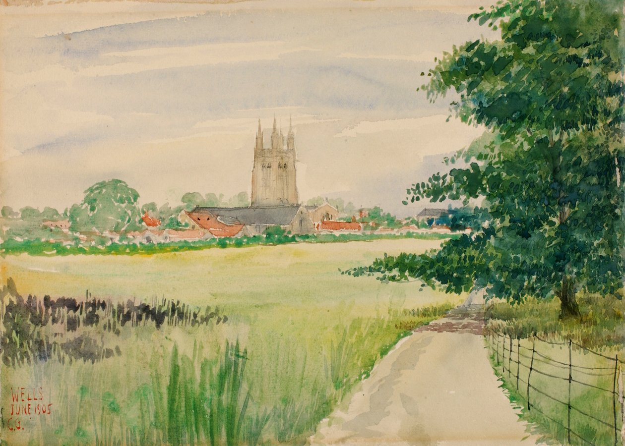 Wells Cathedral, England, 1905 by Cass Gilbert