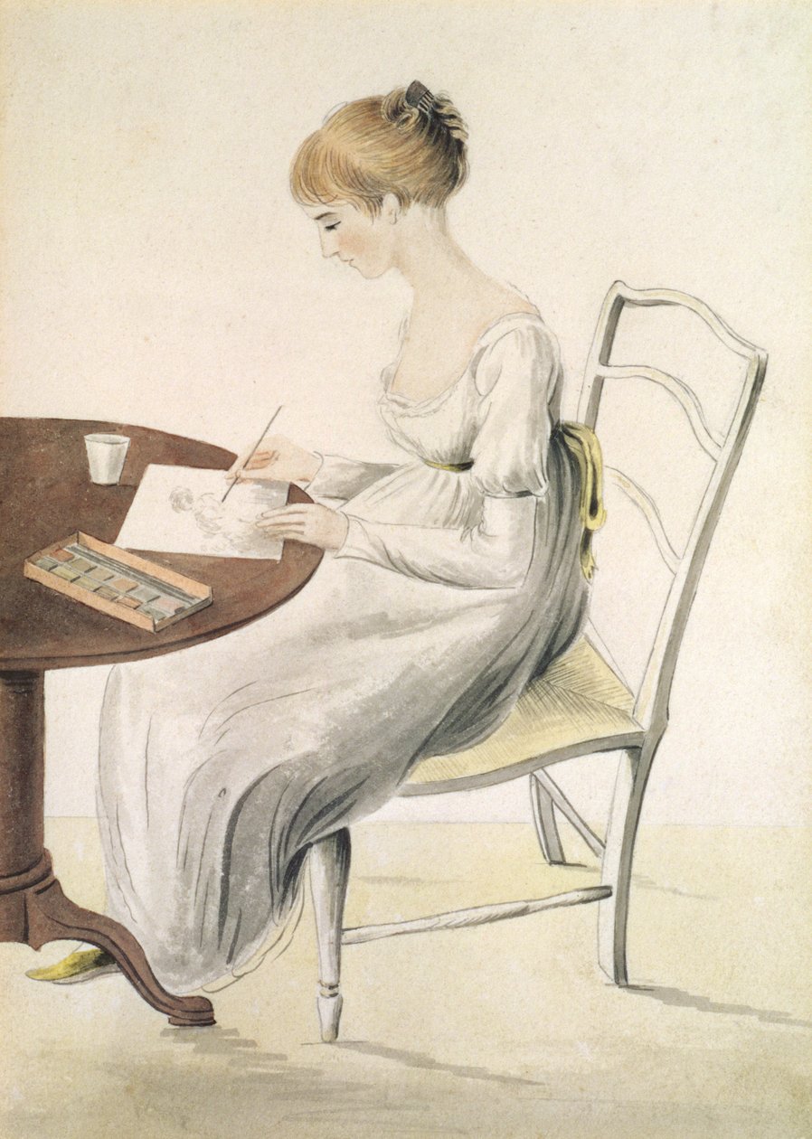 Fanny Austen-Knight (1793-1882) by Cassandra Austen