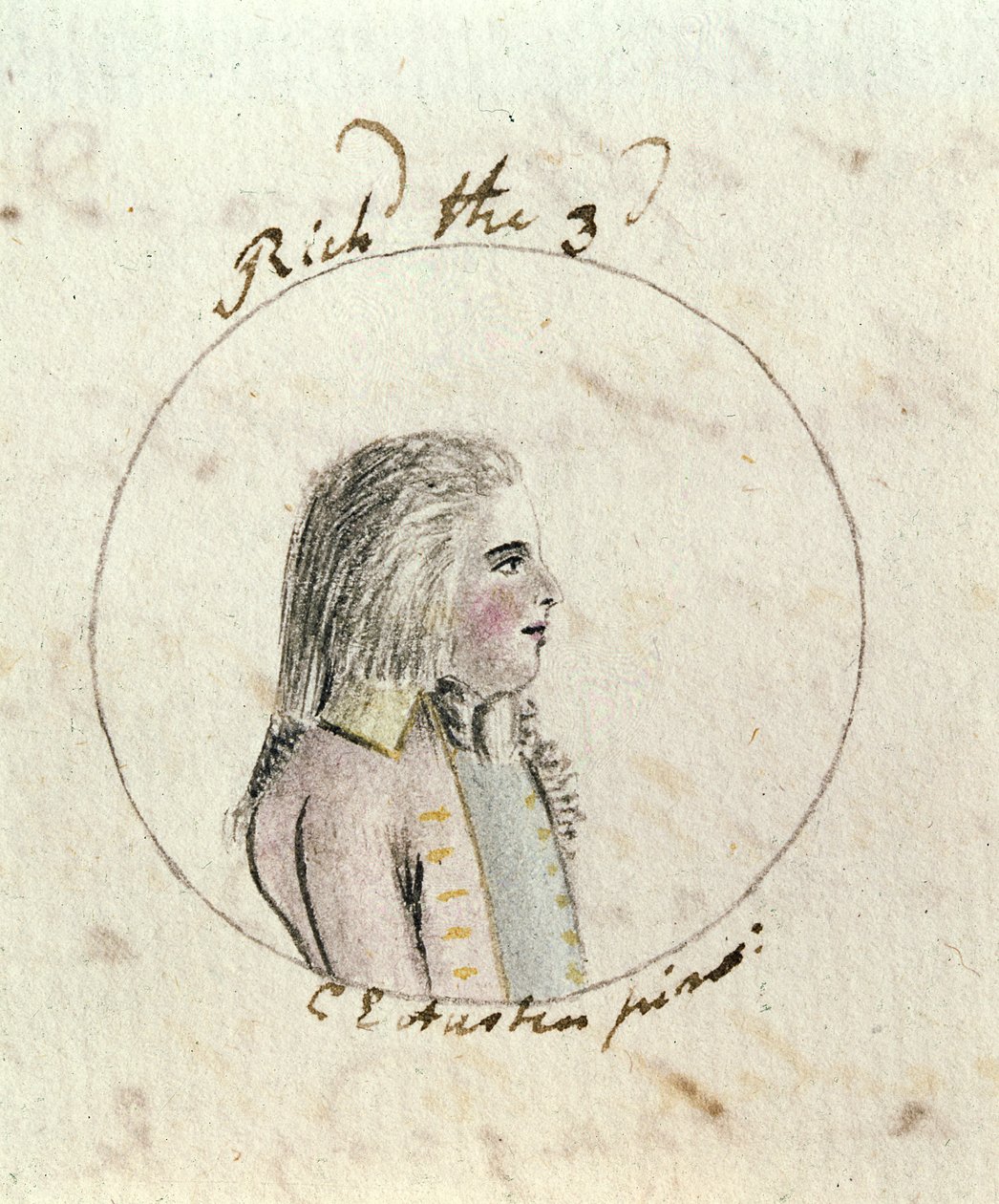 Portrait of Richard III (1452-85) c.1790 by Cassandra Austen