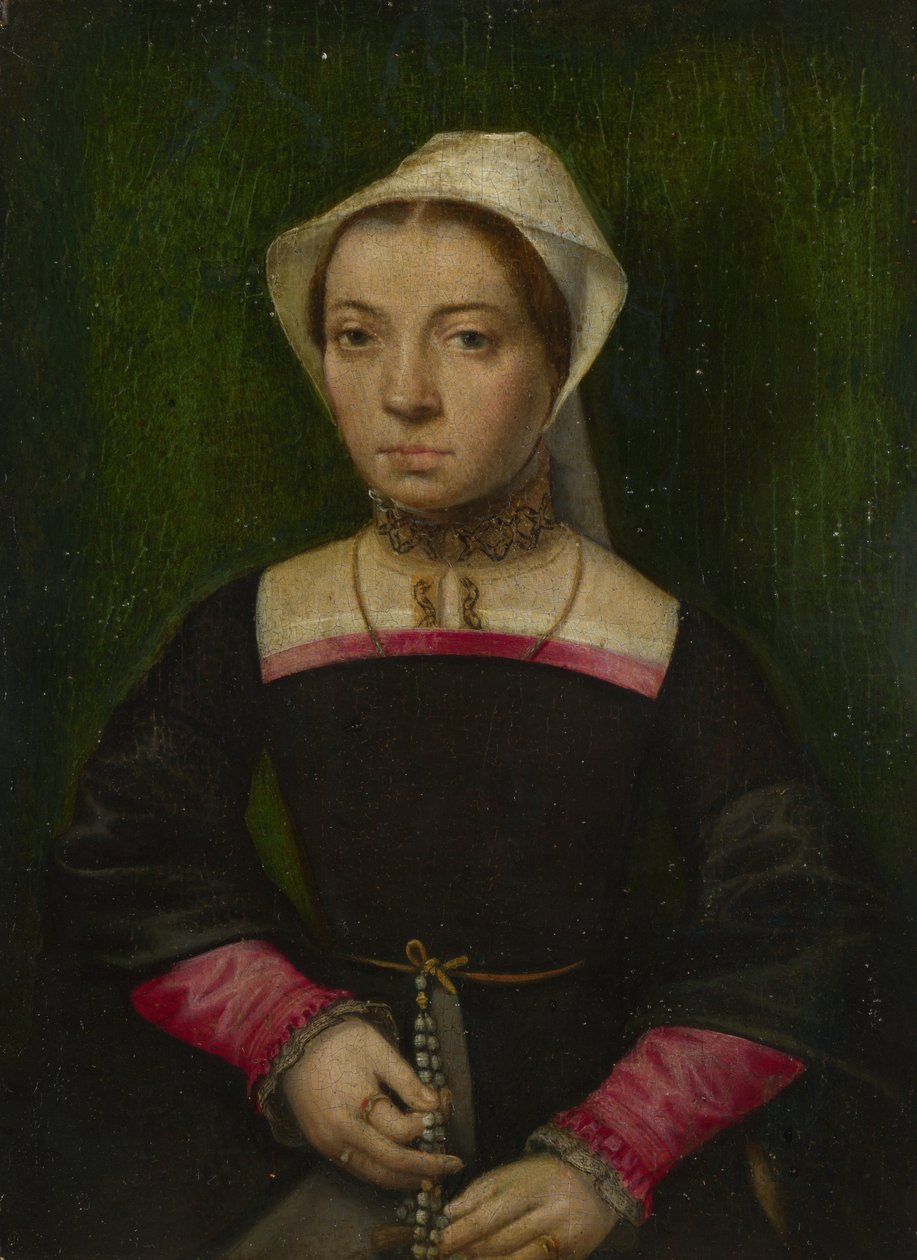 A Lady with a Rosary by Catharina van Hemessen