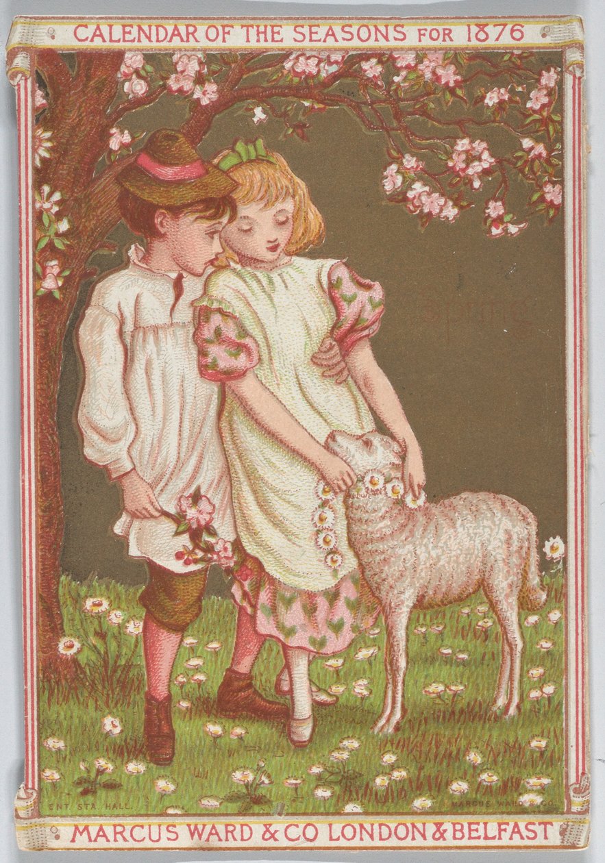 Valentine, 1876 by Catherine Greenaway
