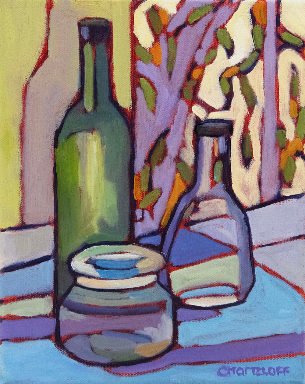 Bottled Moments, 2024 by Catherine J Martzloff