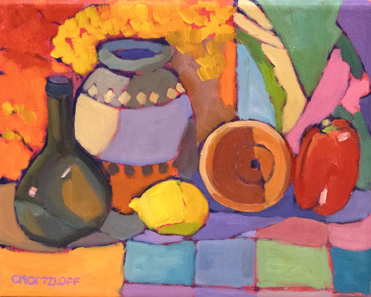 Radiant Table Top, 2024 by Catherine J Martzloff
