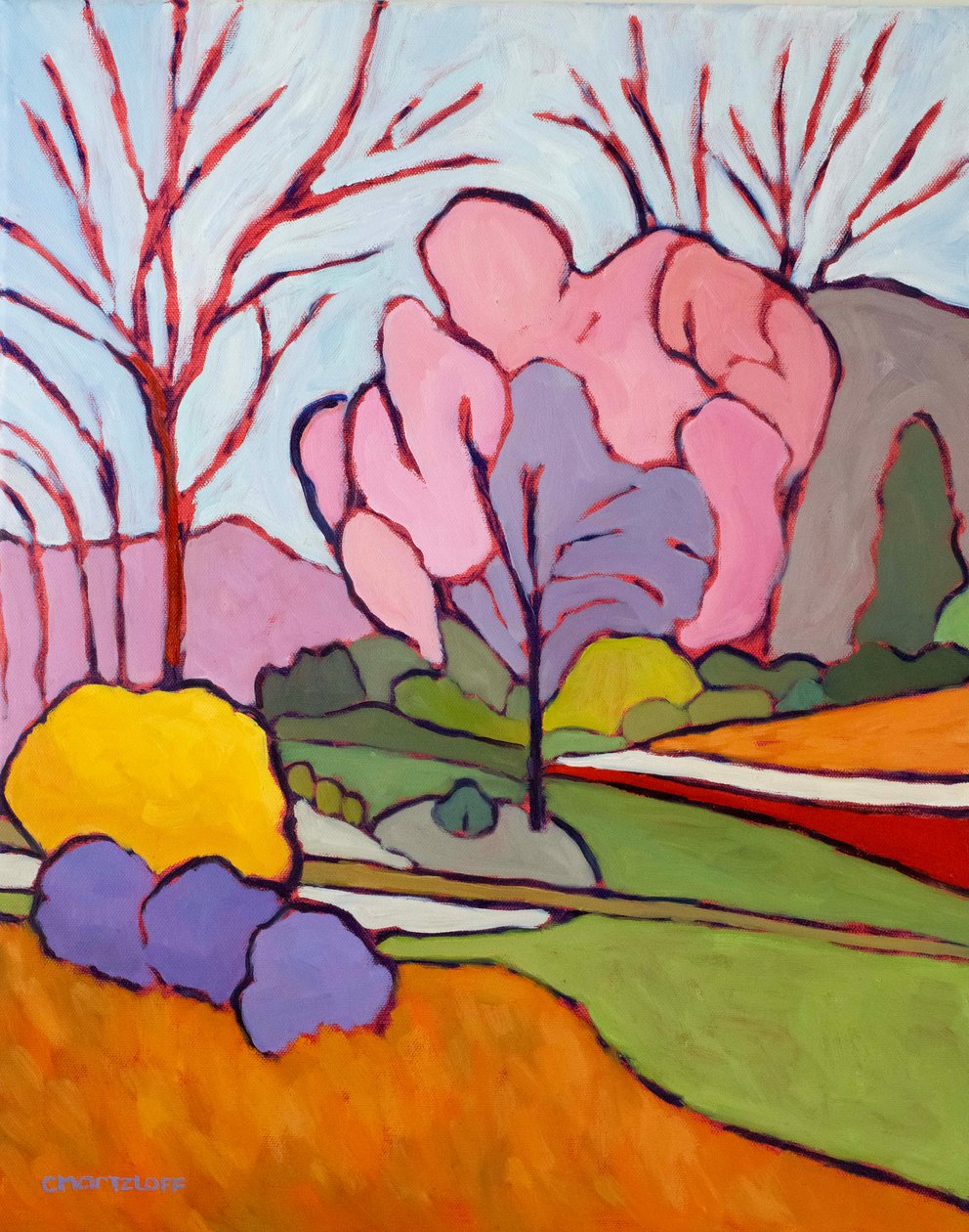 Spring Abstractions II, 2024 by Catherine J Martzloff