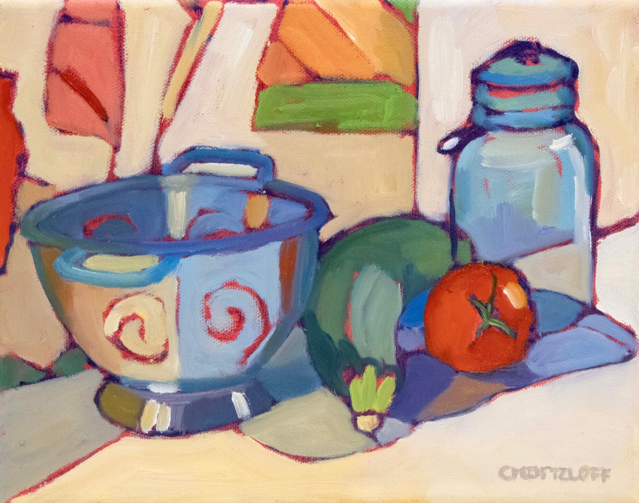 The New Vintage Kitchen, 2024 by Catherine J Martzloff