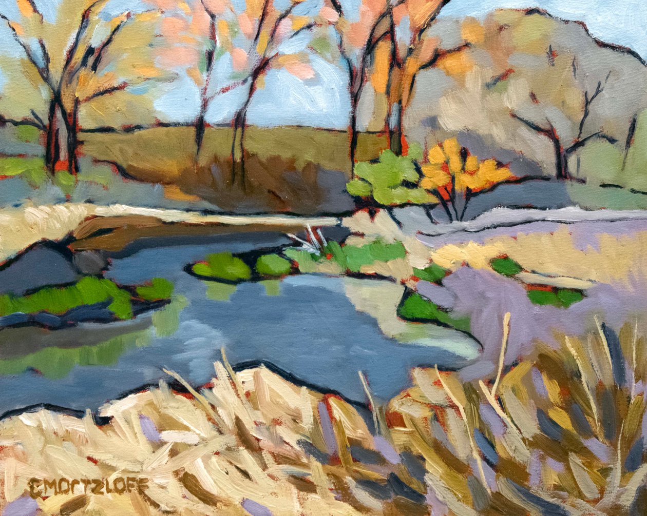 The Quiet River, 2022 by Catherine J Martzloff