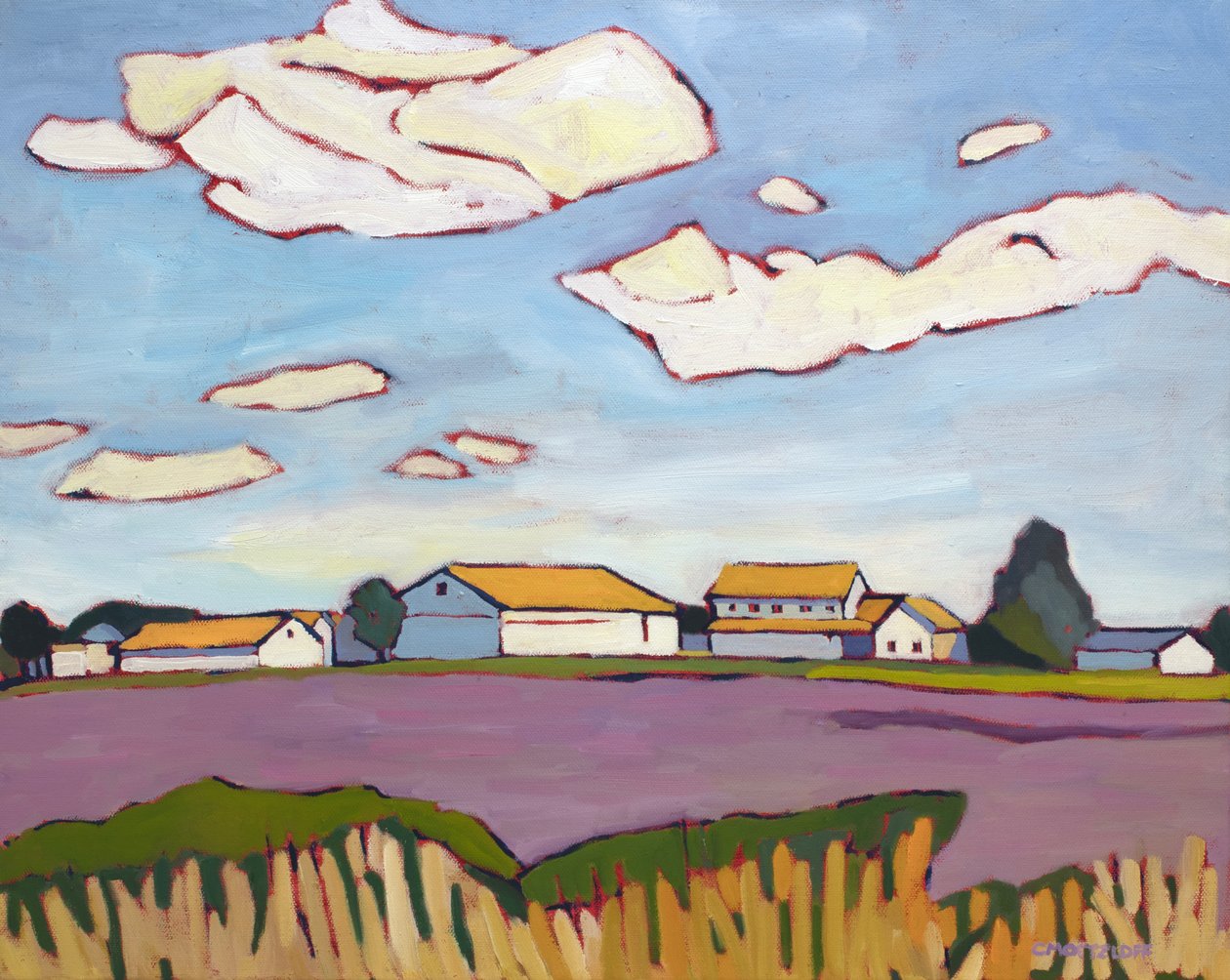 Wandering by the Field, 2022 by Catherine J Martzloff