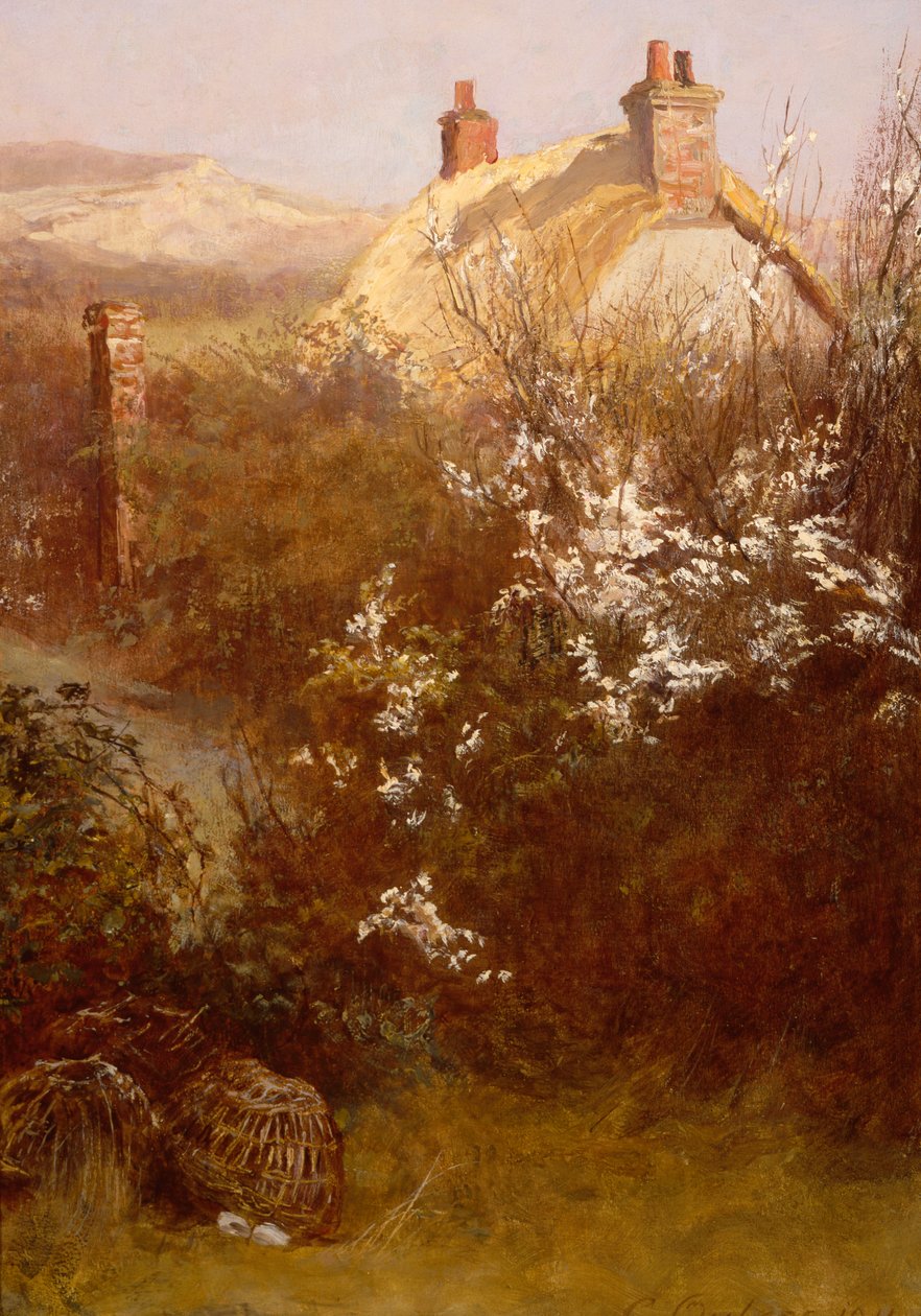 A Cottage at St. Quen, Jersey by Catherine Ouless