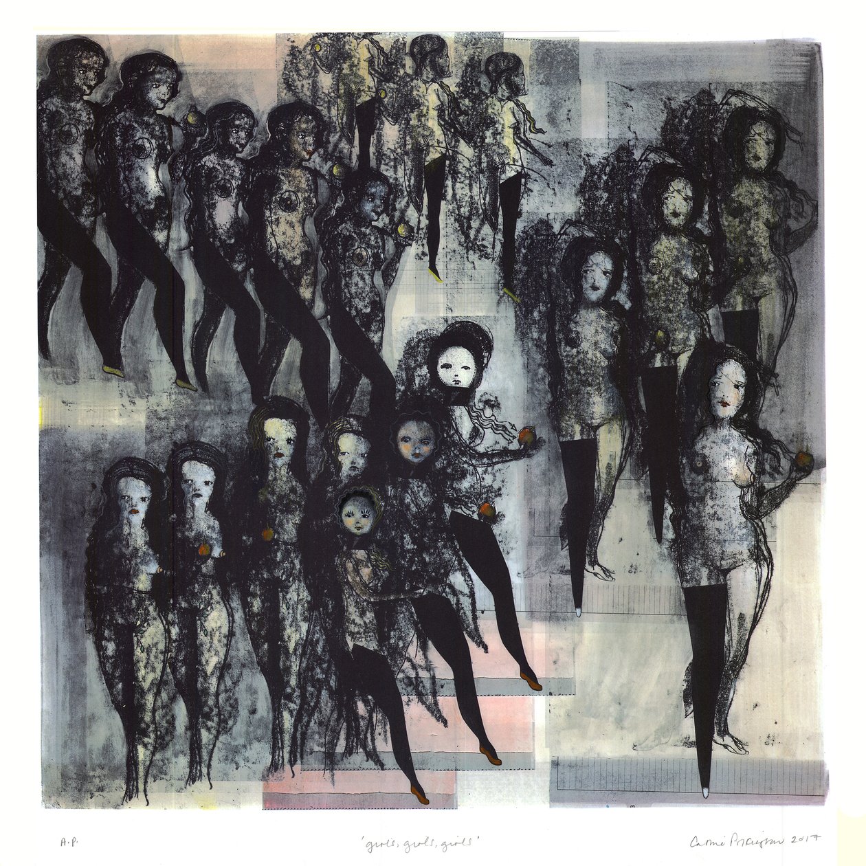 Girls, girls, girls by Cathie Pilkington