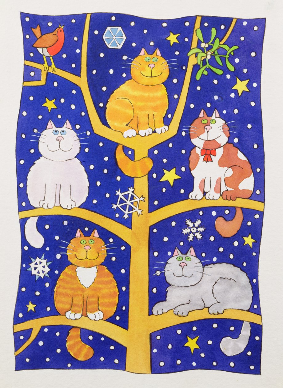 Five Christmas Cats by Cathy Baxter