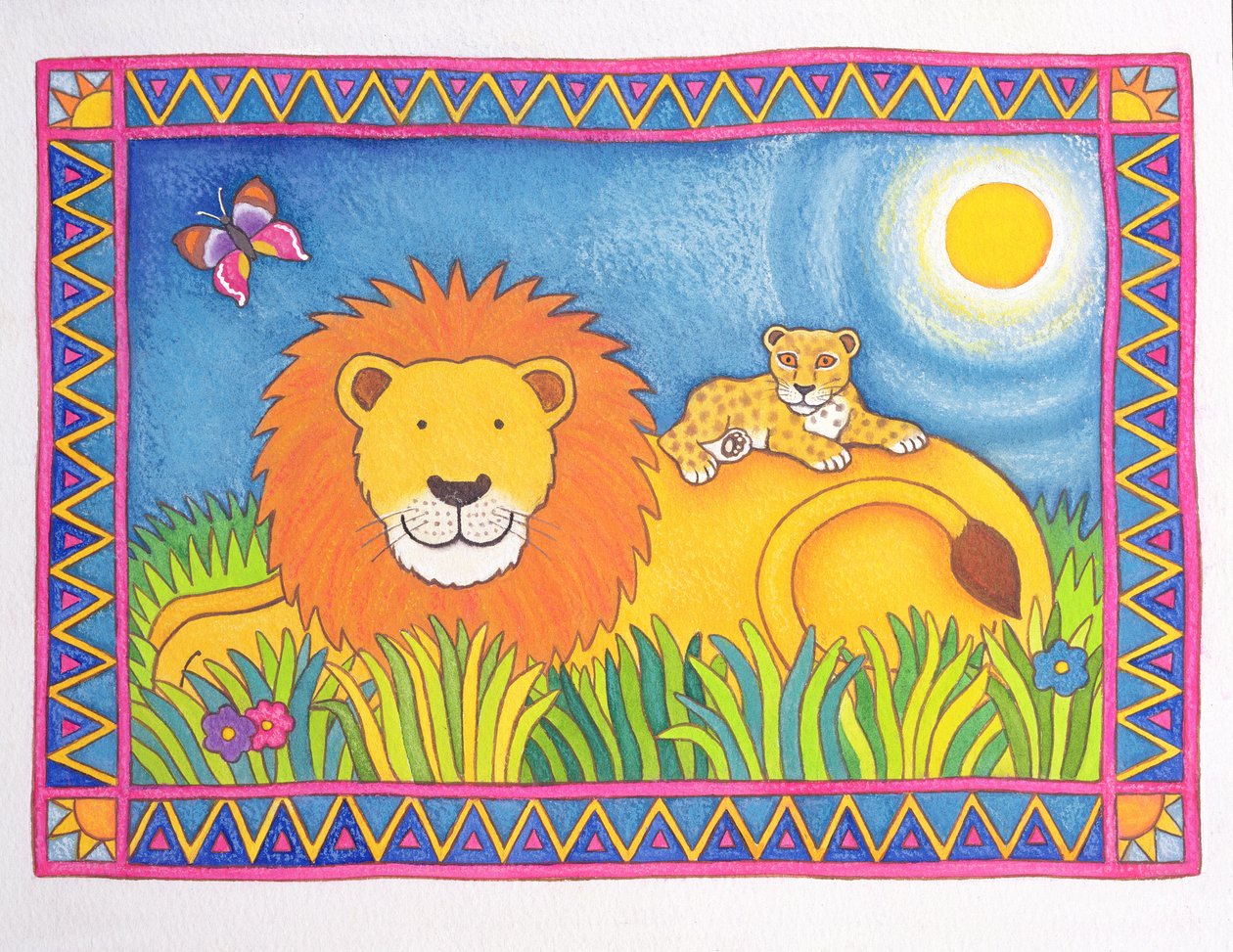 Lion in the Sun by Cathy Baxter
