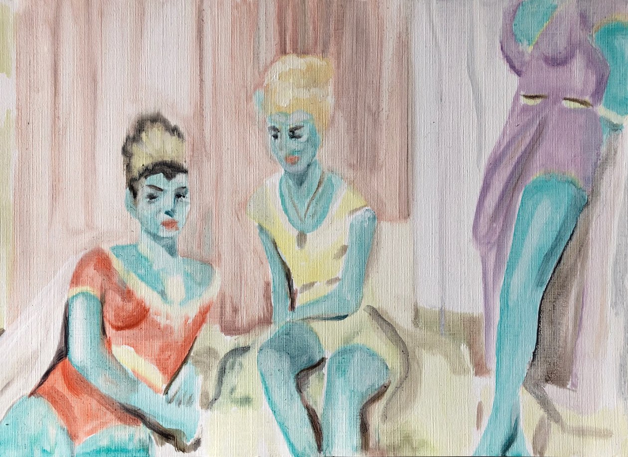 19.03.20 They watched him, 2020 by Cathy Lomax