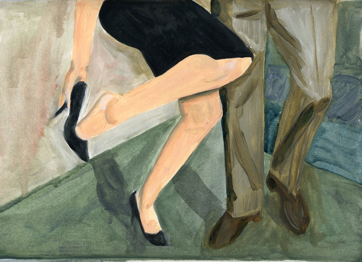 27.09.09 - They danced so hard she had to take her shoes off, 2009 by Cathy Lomax