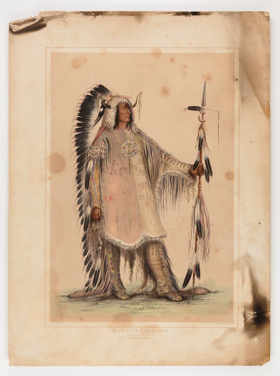 Mah-to-toh-pa, the Mandan Chief by Catlin, George