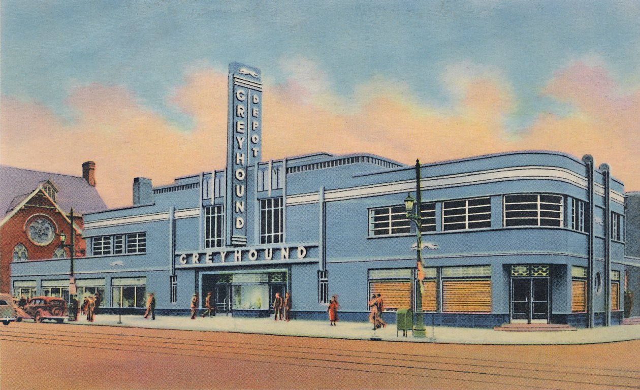 Greyhound Bus Terminal by Caufield and Shook