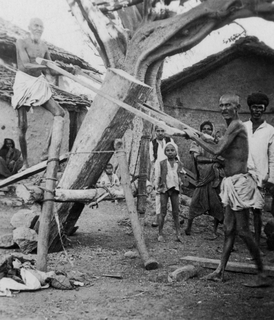 Native sawyers, India, c1927-c1931 by Cavanders Ltd