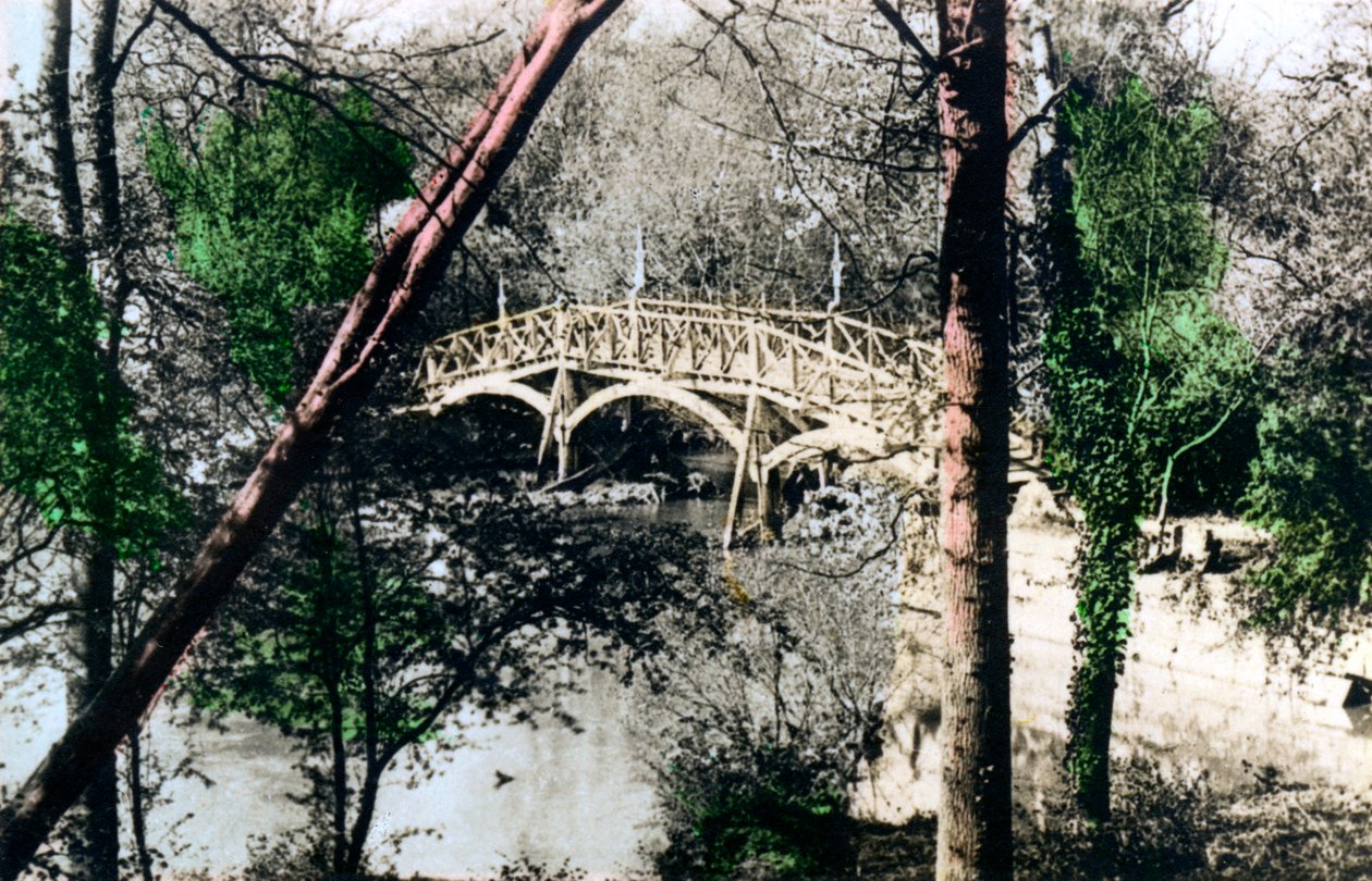 Bridge Over the River Thames at Nuneham Courtenay, Oxfordshire, 1926 by Cavenders Ltd