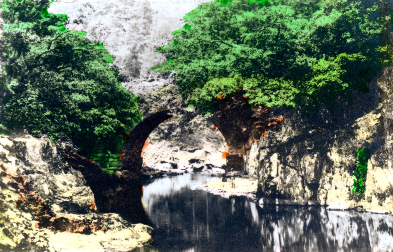 Roman bridge at Bettws-y-Coed, Gwynedd, 1926 by Cavenders Ltd