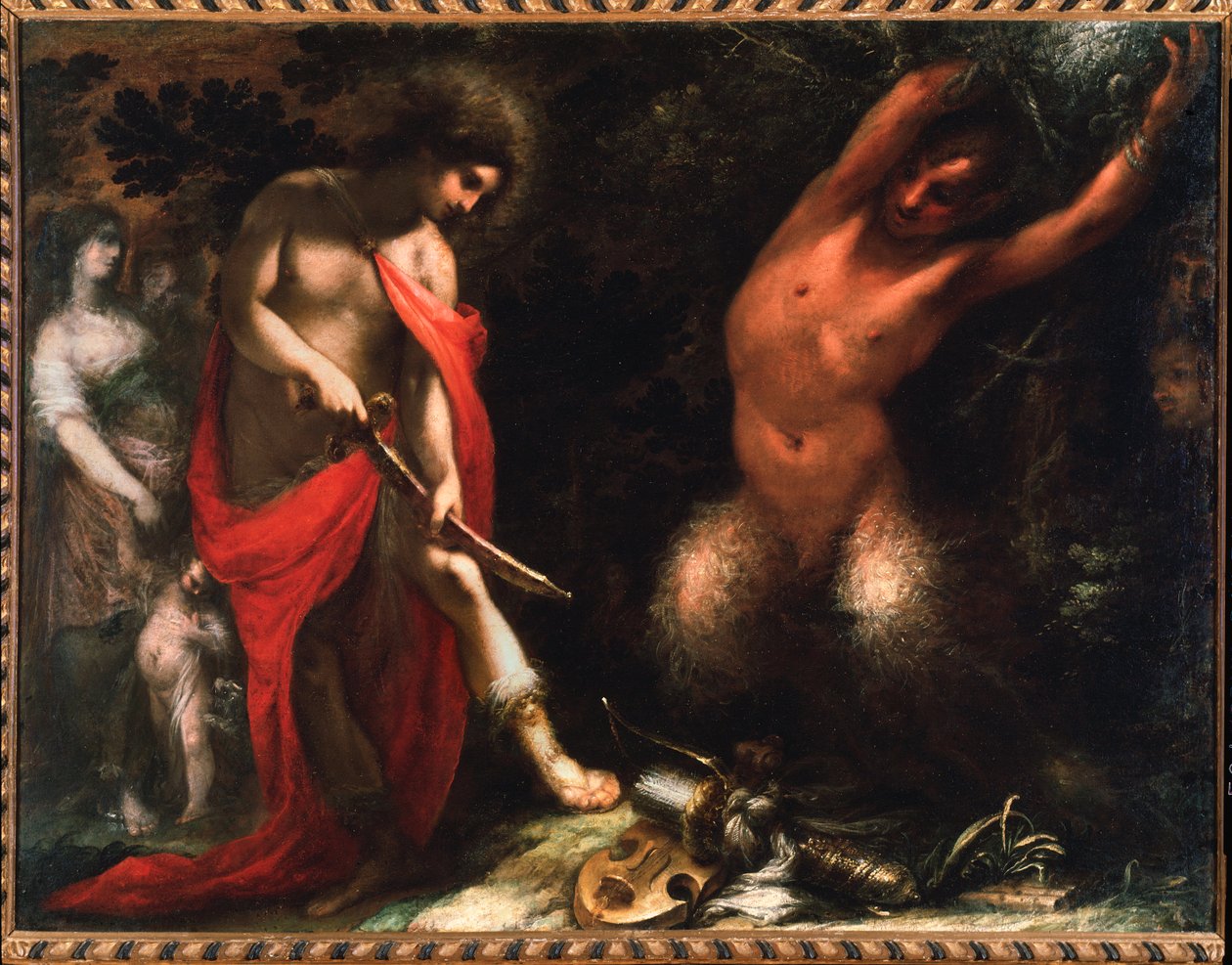 Apollo and Marsyas by Cecco  Bravo