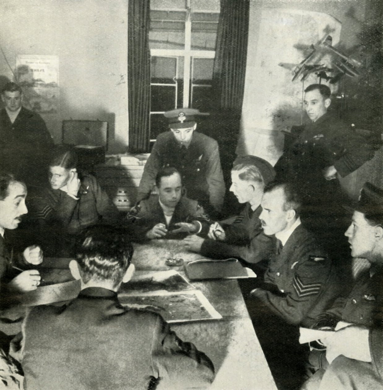 Interrogation of Aircrews, W.A.A.F. Help In This Work by Cecil Beaton