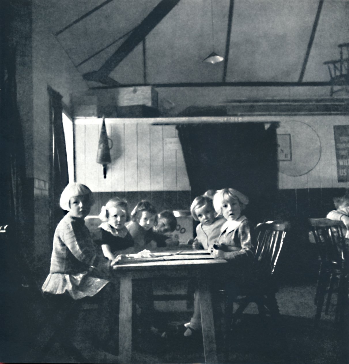 Lessons for London Children in the Village Hall by Cecil Beaton