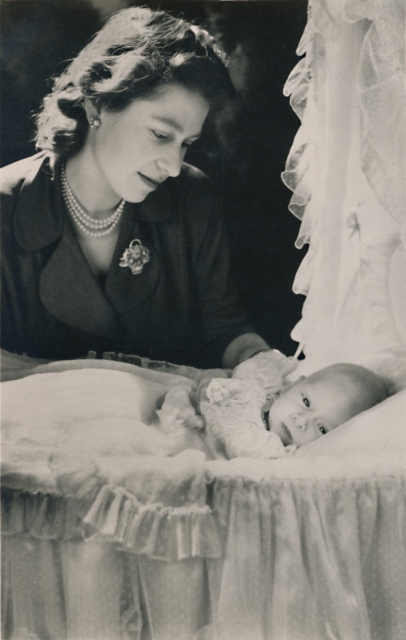 Princess Elizabeth with her Infant Son Prince Charles, 1948 by Cecil Beaton