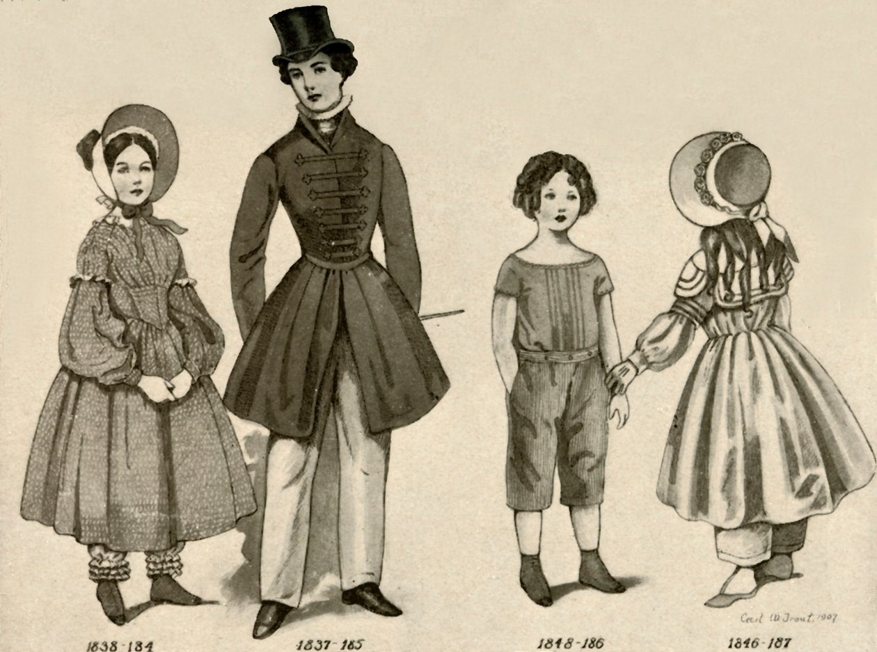 Children s clothing from 1830 1850 1907 by Cecil W. Trout