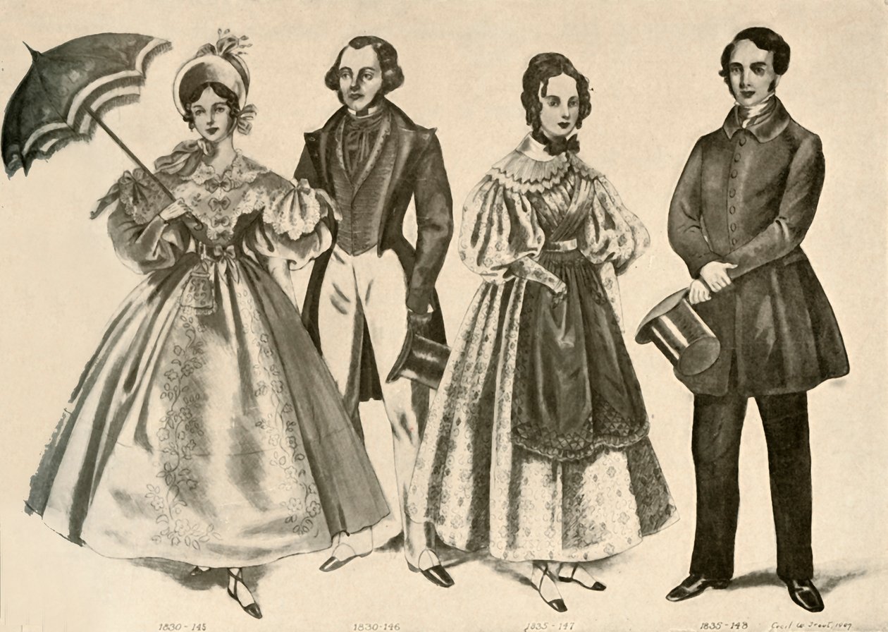 Clothing from 1824-1835 by Cecil W. Trout
