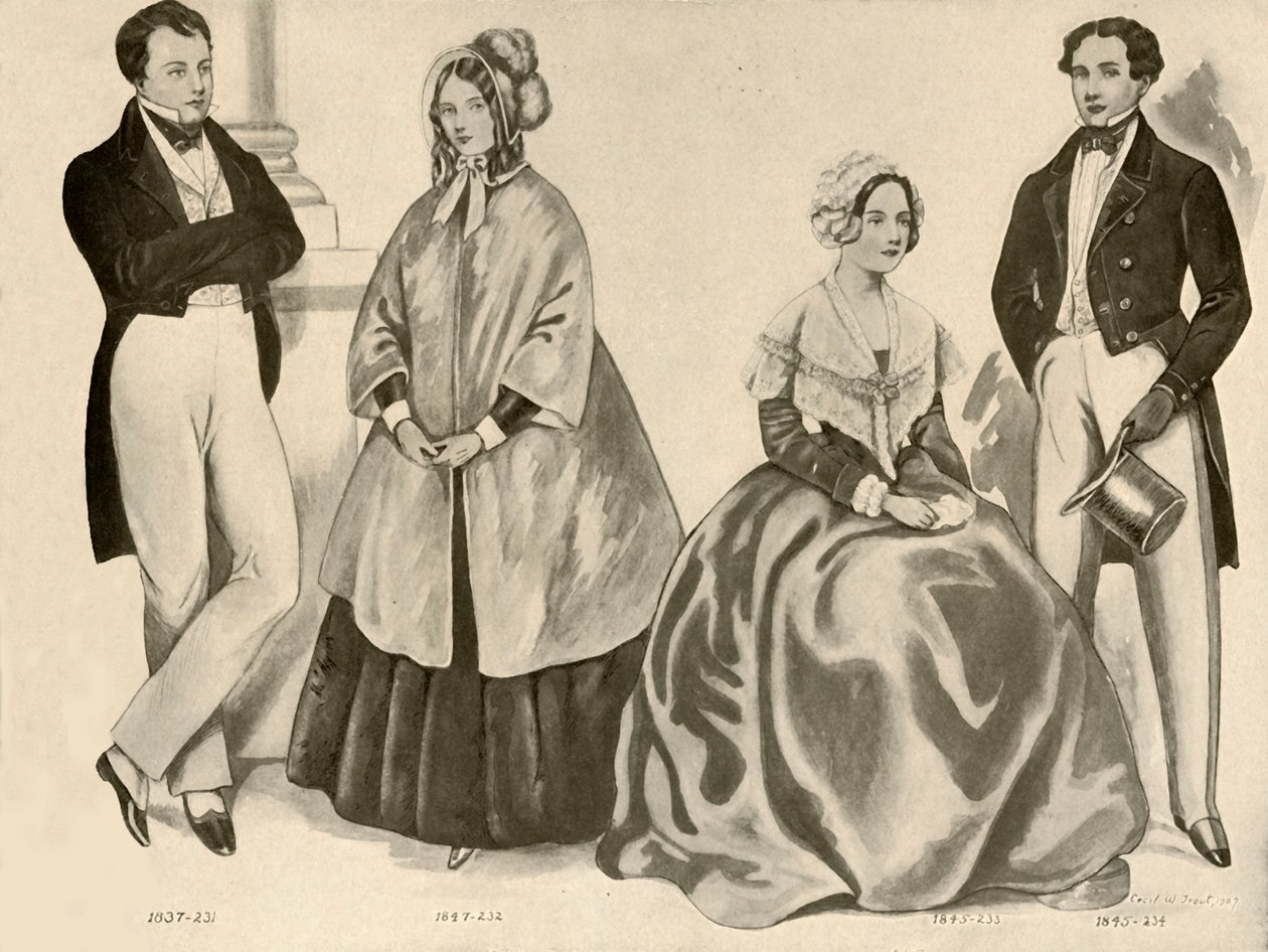 Clothing from 1836-1847 by Cecil W. Trout